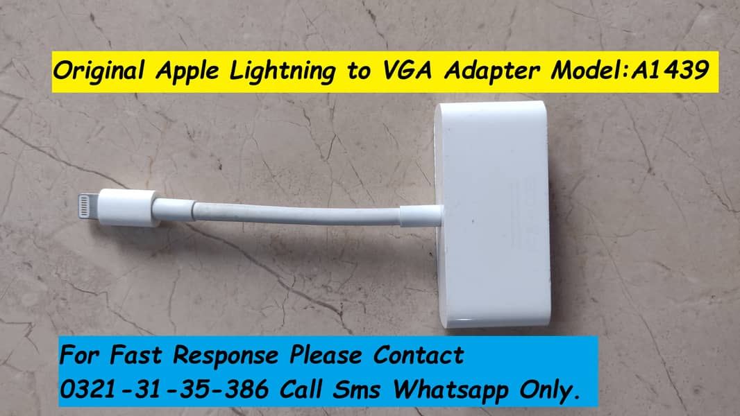 original apple lightning to vga adapter 0