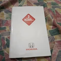 Honda city manual book