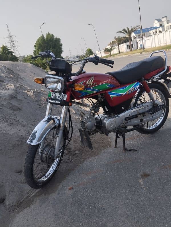 Honda cd70 2018 model in good condition 6