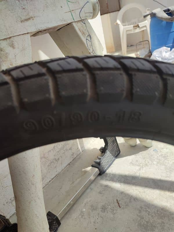 Panther tyre for 125 and 150 bikes. 4