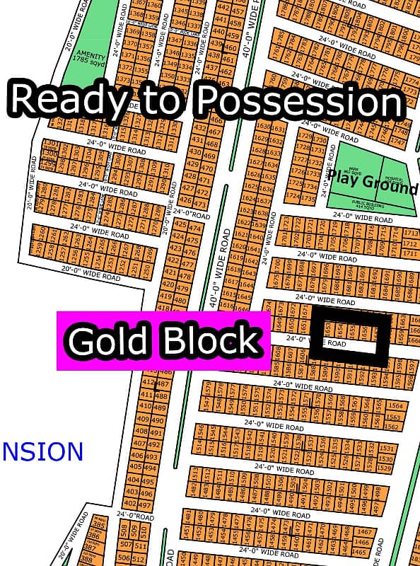 L - (South Open + Gold Block) North Town Residency Phase - 01 (Surjani) 1