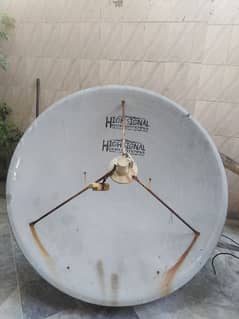 2 dish antenas with two lnbs