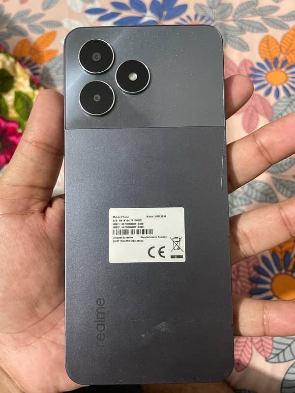 Realme note 50 with box 1