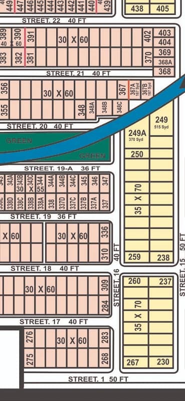 Pair 30x60 plots with Corner for Sale in C block 0