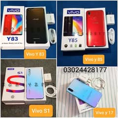 Vivo y 83. Vivo y 85. Vivo y 17. Vivo S1 (Fresh stock) 10/10