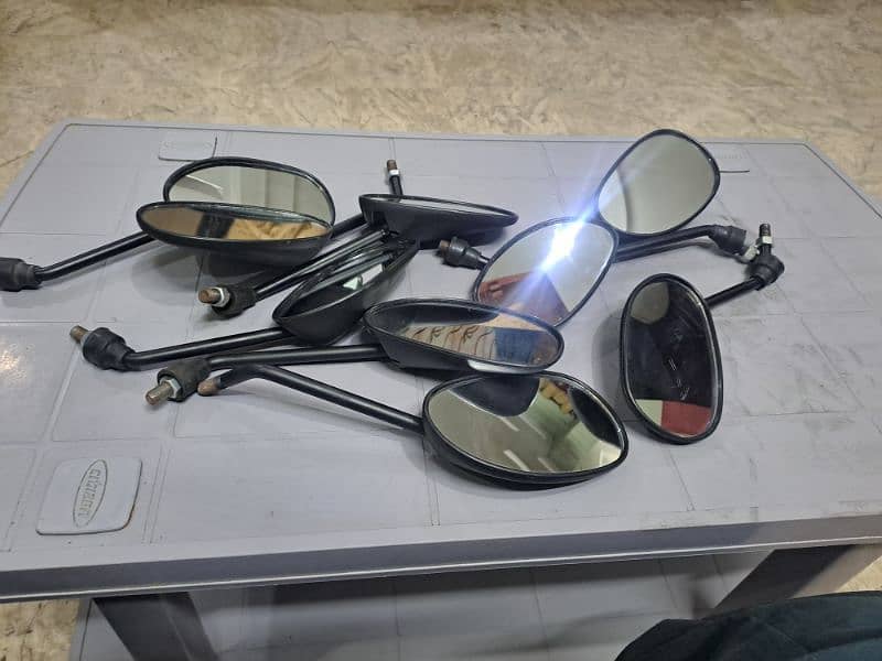 Honda CG 125 CD 70 Mirrors Genuine 1 piece 600 0