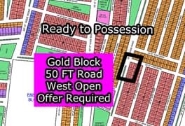 R - (50 FT Road + West Open + Gold Block) North Town Residency Phase - 01 (Surjani) 0