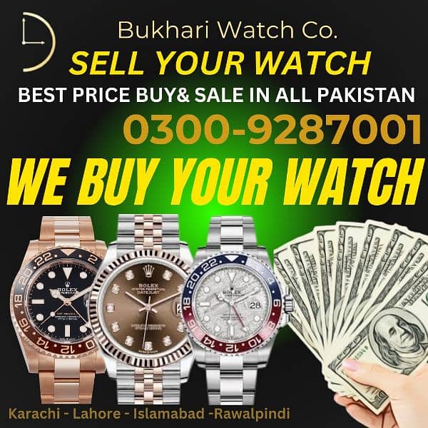 sell your watch we buy new used old gold watches Rolex omega cartier 0