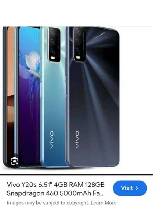 vivo y20s 4gb 128gb full box 2