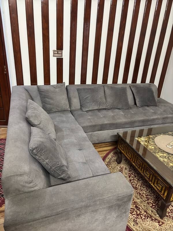 Luxury L-Shape Sofa – Just Like New, Perfect Condition 2