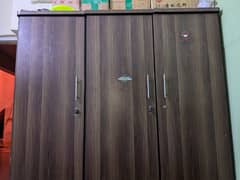 Coffee Brown 3 portion big cupboard for sale