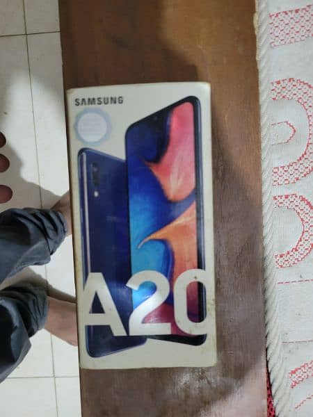 samsung a20 with box 6