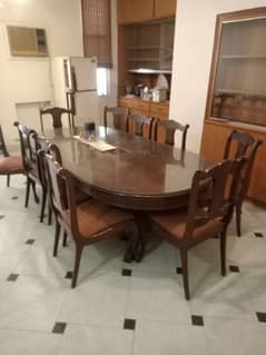 dining table akhroot wood pure lakari