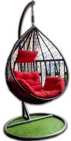 Swing Jhula with an iron stand home and garden used