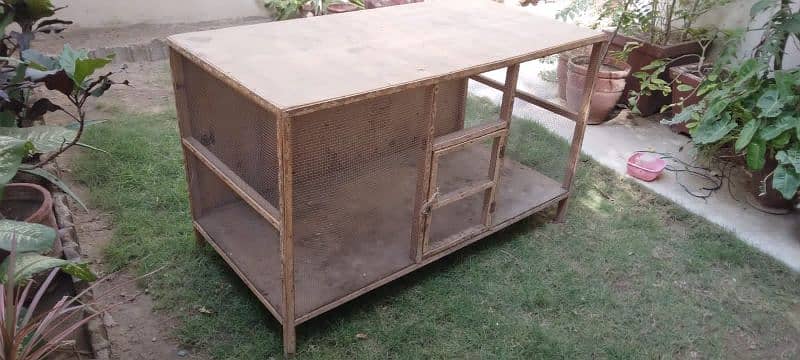 Wooden Cage for Hens (Slightly Used) 1