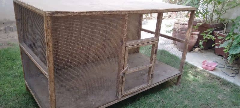 Wooden Cage for Hens (Slightly Used) 2