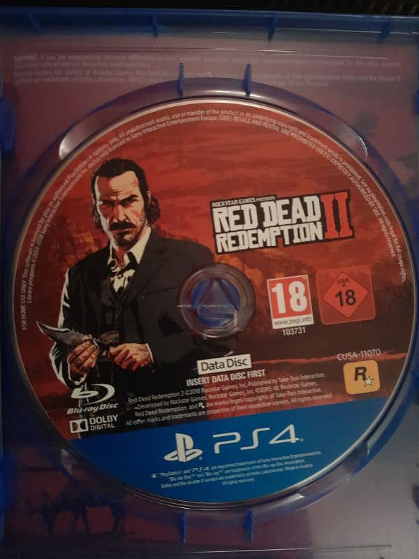 Red Dead Redemption 2 Ps4 Scratchless 10/10 2