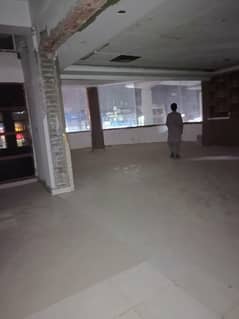 first floor hall for rent in Ali town near thokar main raiwand road for snoker club and Gym setup