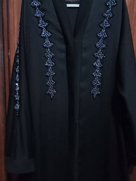 Arabic embroidery abaya 1