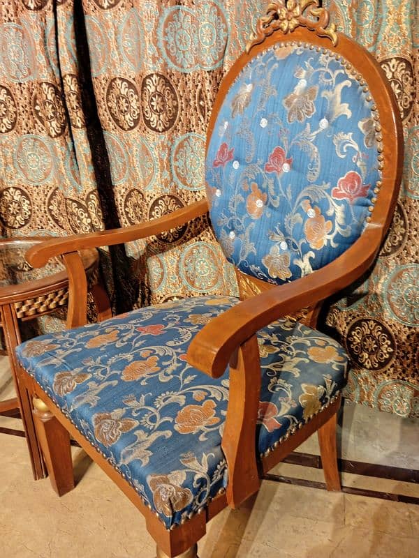 Coffee chair set with table 2