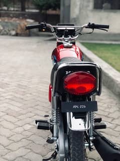 honda cg 125 red colour