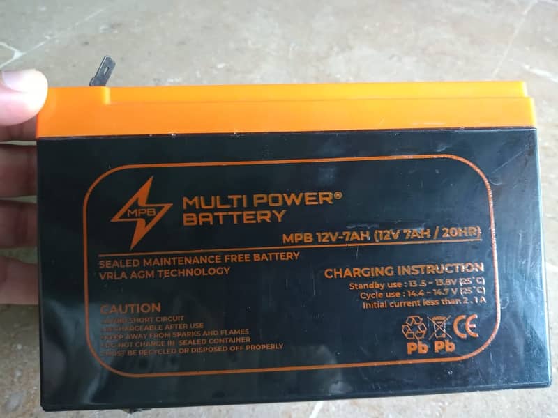 Multipower Battery Branded Motor Bike self start Good Work 2