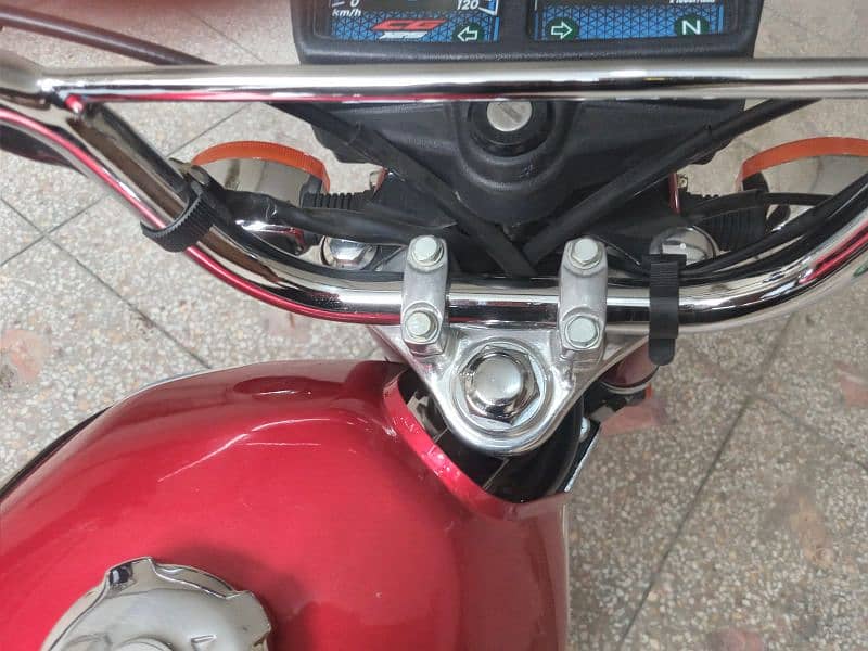 Honda CG 125 2024 Model Red colour 15