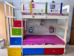 WOODEN BUNK BED KIDS