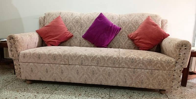 3 seater+ 3seater sofa (with cushions) 2