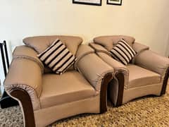 Classic 7-Seater Leatherette Sofa Set