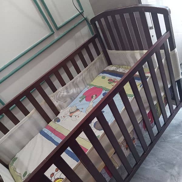 Baby kid wooden cot 4