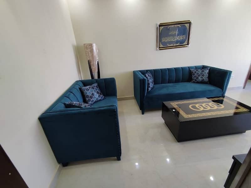 ONE BED FULLY FURNISHED APARTMENT FOR RENT IN BAHRIA TOWN LAHORE 0