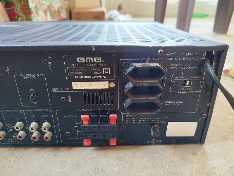 BMB Amplifier Model No-(DA-X55 Pro (E)) NIKKODO JAPAN 9