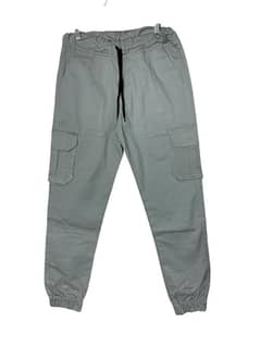 1 Pcs Men's Cotton Plain Cargo Pants 0