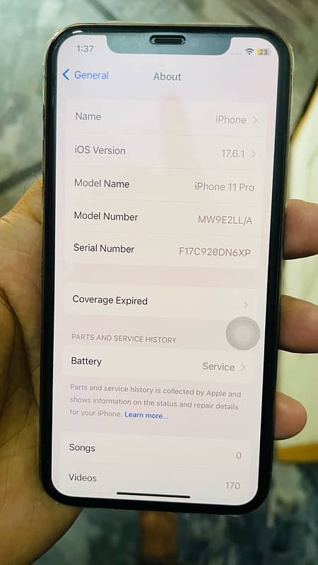 Iphone 11 pro Non PTA | 72k | 64gb | 77% health | mint condition 5