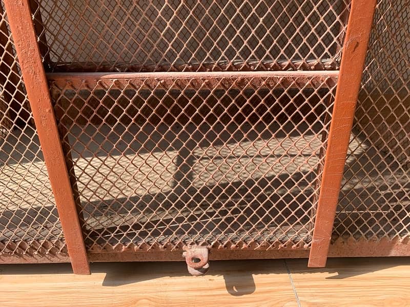 cage for sale heavy iron pe hai 10/9  3*1.5 ft 2 portion 1