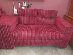 2 seater sofa and 1 seater sofa used but in good condition