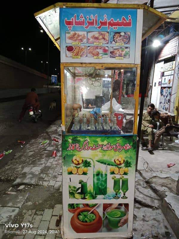 counter for burger shawarma and other fast food item 2