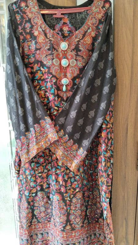 pure kaani woven fabric 3 piece suit 0