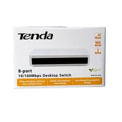 Tenda S108: 8-port switch with plug-and-play setup 0