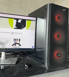 gaming pc with 2 led