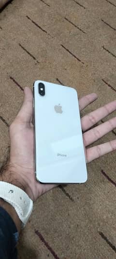 i phone xs max 256 dual approved white colour 10/10 83 battery health