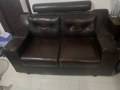 2 seater sofa with two chair