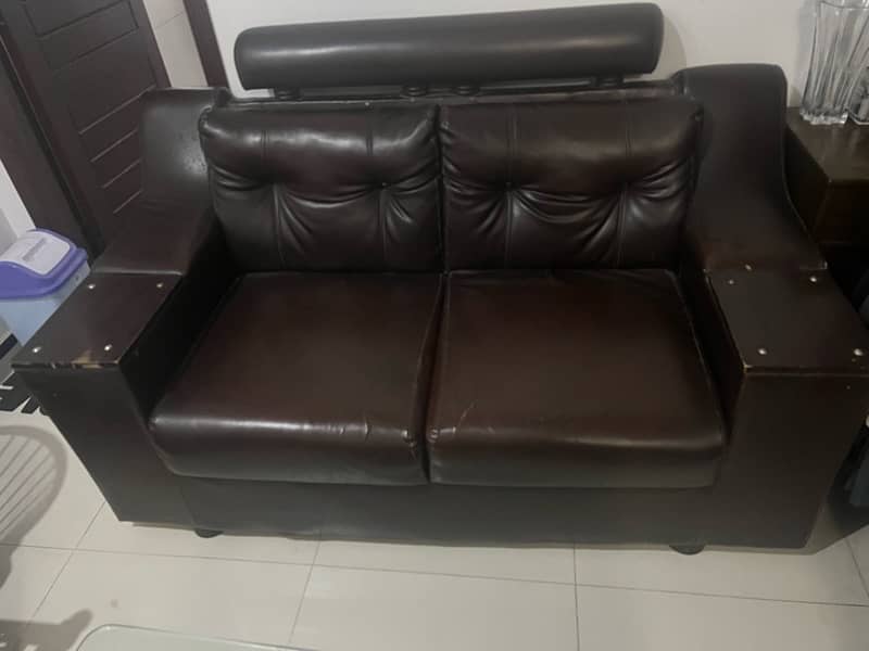 2 seater sofa with two chair 0