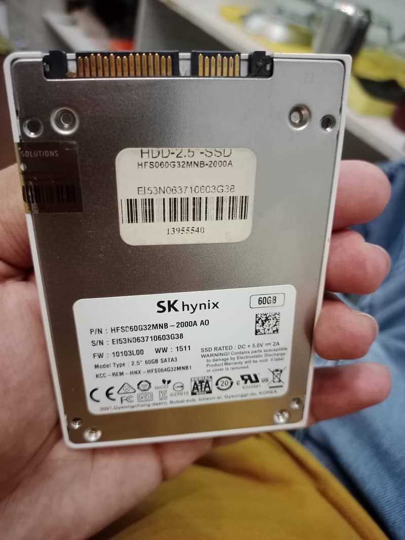 Skhynix ssd 60 gb all ok fresh 100 health all ok 1