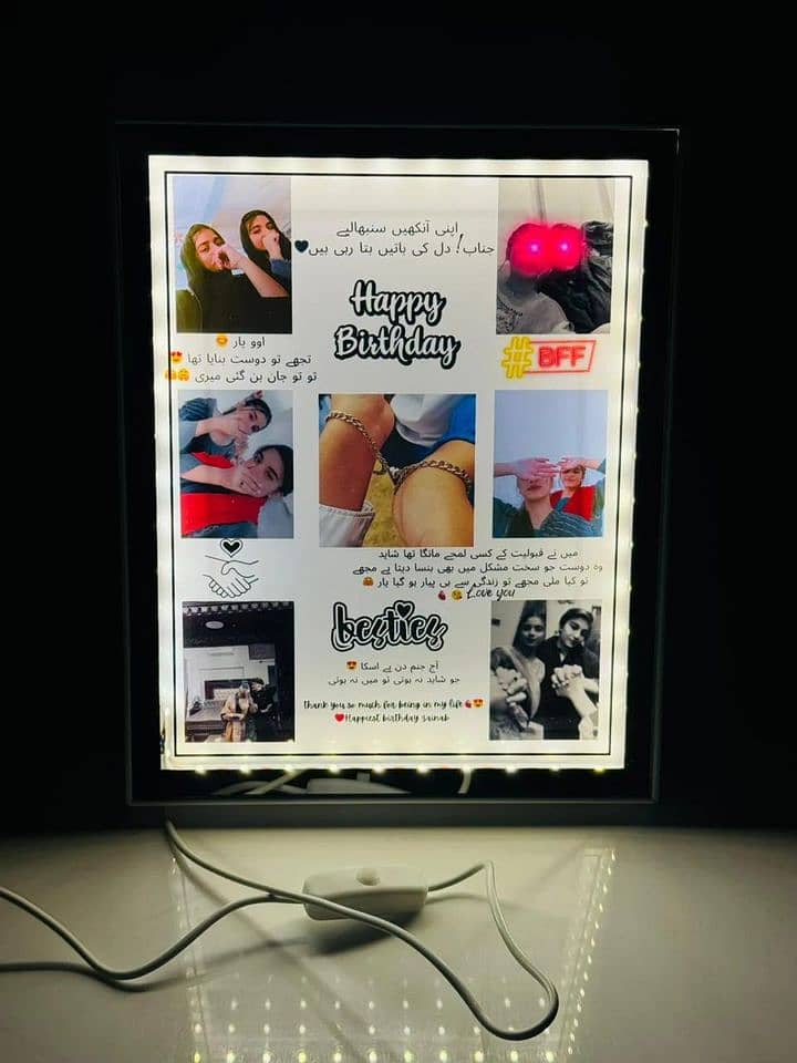 Customise Light Mirror Frame 0