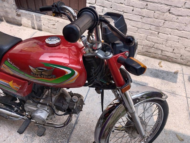 Road Prince 70cc Bike Red Colour Good Condition 3