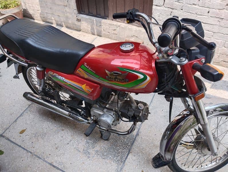 Road Prince 70cc Bike Red Colour Good Condition 7