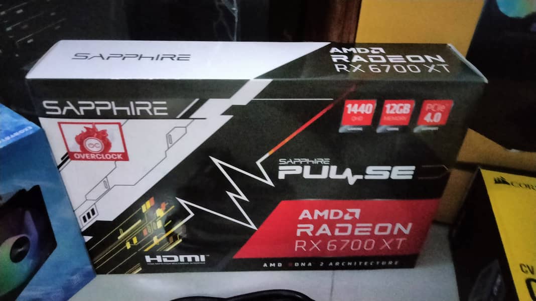 GAMING CPU (CORE I5 12400 + AMD 6700XT SAPPHIRE PULSE 12GB GRAPHICS) 12