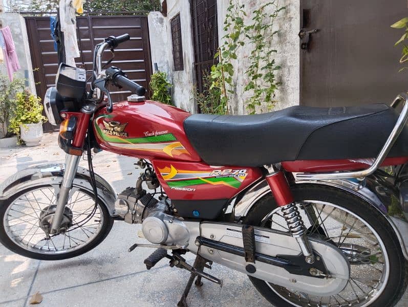 Road Prince 70cc Bike Good Condition call 03216347577 8